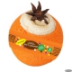 Бурлящий шар SPICY ORANGE с десертом / арома-средство для ванны, 130 гр, ТМ  Мыловаров
